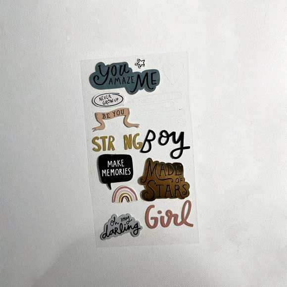 Scrapbooking stickers assorted - Picture 4 of 5